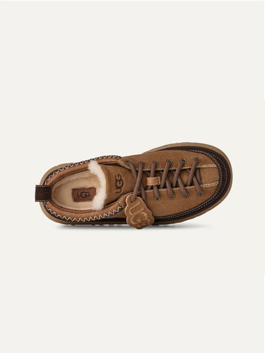 Heritage-Plattformschuh Ciabatta Stringata Castagna