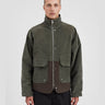 NORSE PROJECTS-Giacca in Velluto e Lana Verde Edera-TRYME Shop