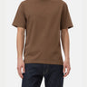 CLOSED-T-shirt Girocollo in Jersey Marrone-TRYME Shop