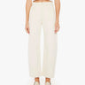 MOTHER-Jeans Vita Alta con Gamba Ampia alla Caviglia Bianco-TRYME Shop