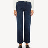 MOTHER-Jeans Vita Media e Gamba Dritta Blu-TRYME Shop