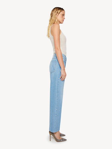 Jeans Barrel mit weitem Schnitt in Blau