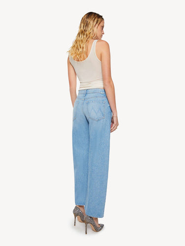 Jeans Barrel mit weitem Schnitt in Blau