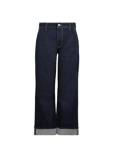 Blue Cropped Tiny Jeans