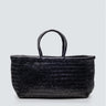 DRAGON DIFFUSION-Borsa a Cestino Intrecciato Diagonalmente Bamboo Triple Jump Big Nero-TRYME Shop