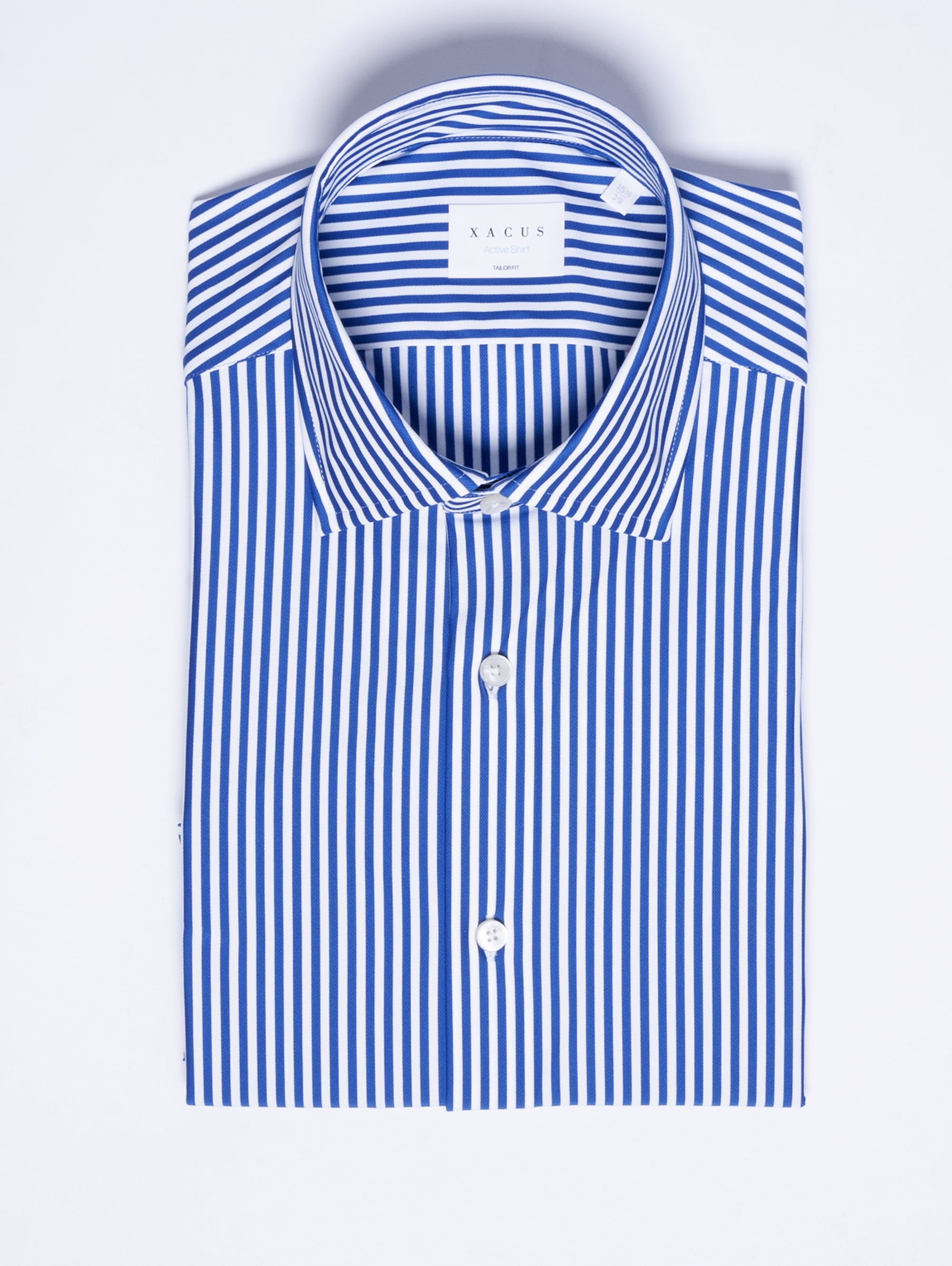XACUS-Camicia Active Bengal Stripes Blu/Bianco-TRYME Shop
