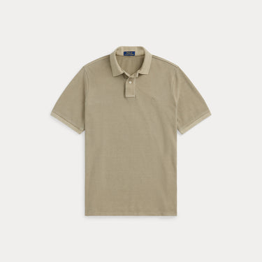 Polo, capo-gefärbt, Custom Slim Fit Oliv