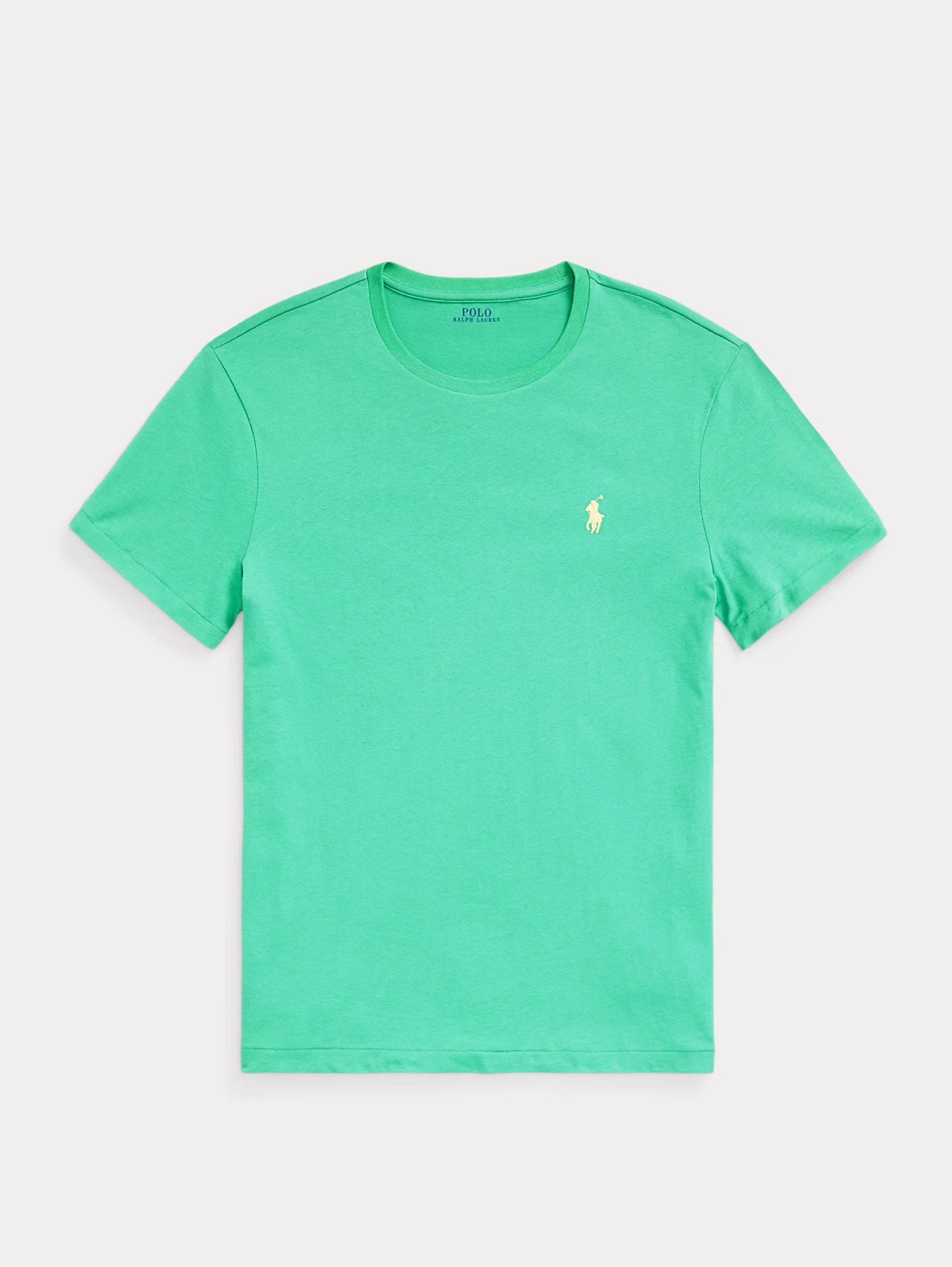 T-shirt Girocollo Custom Slim Fit Verde