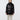 AFTER LABEL-Piumino con Cappuccio Vienna in Nylon Lucido Nero-TRYME Shop