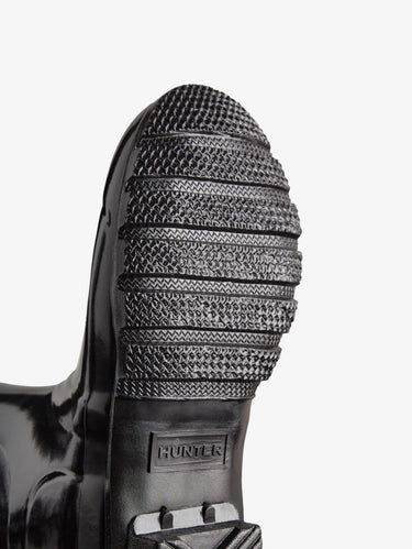 Bottines Wellington Original en Caoutchouc Brillant Noires
