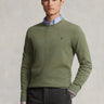 RALPH LAUREN-Maglia Girocollo in Lana Verde-TRYME Shop