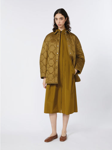 Surchemise en nylon ultra léger à losanges vert olive