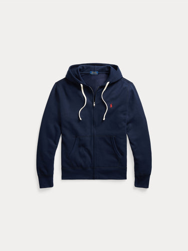 Blauer Kapuzenpullover