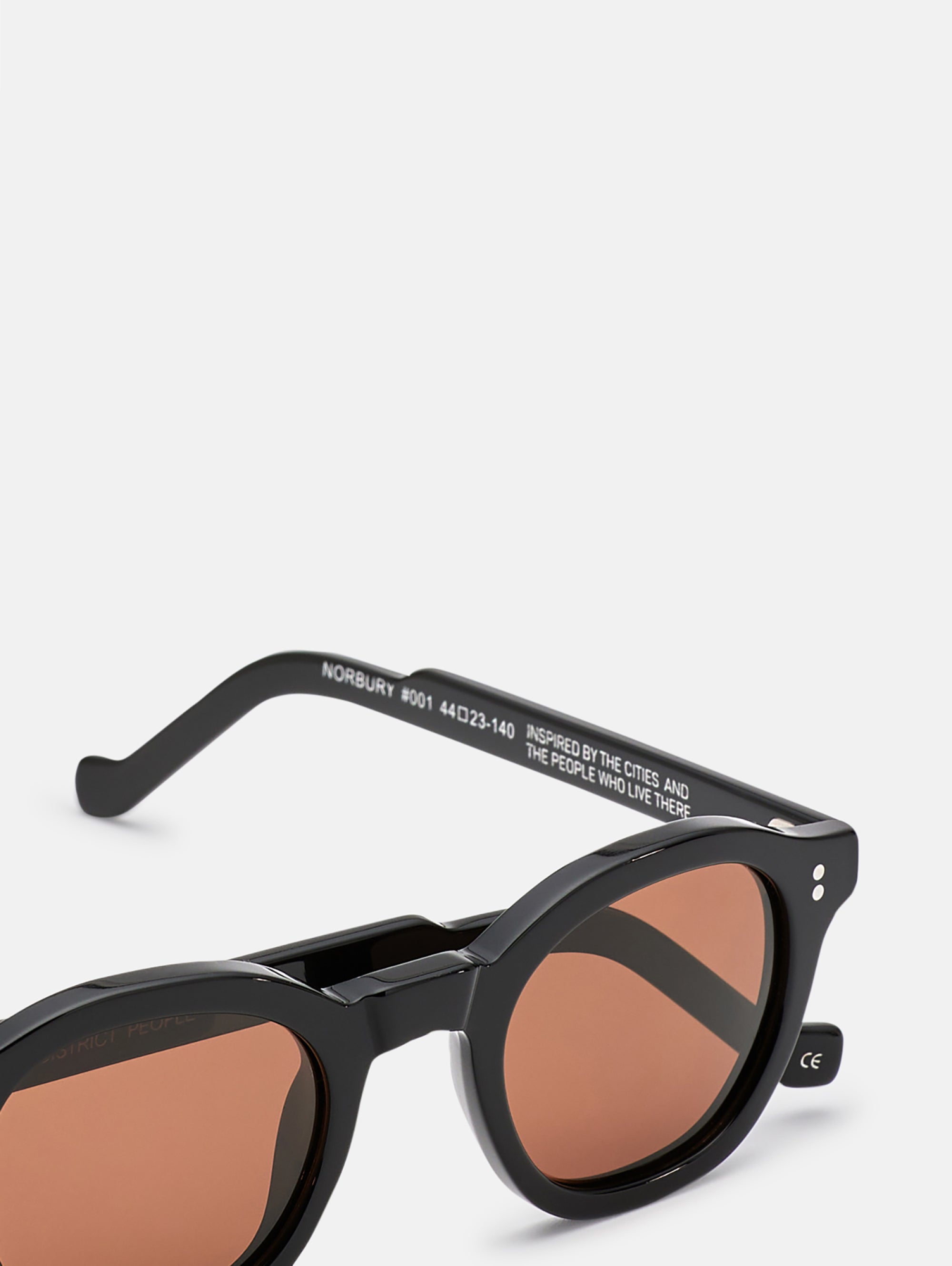 Norbury Sunglasses Black/Brown