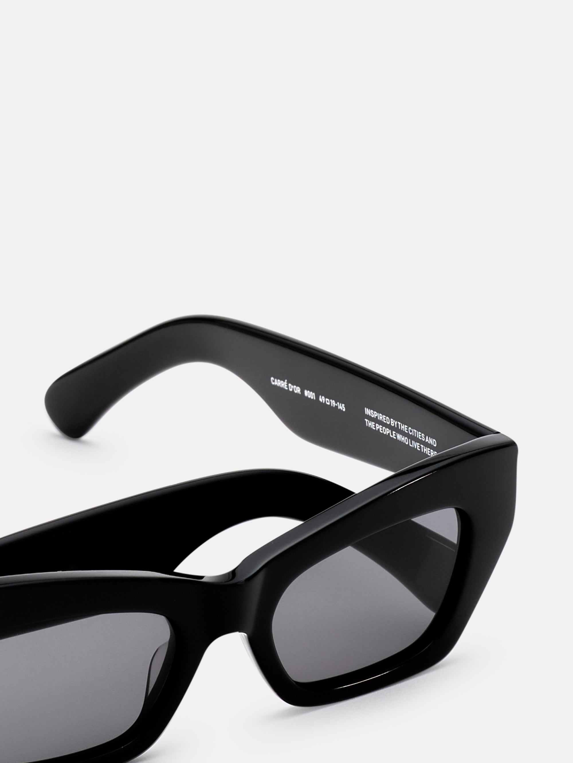 Black/Grey Carrè D'or Sunglasses