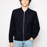 CLOSED-Bomber in Lana Extrafine Blu-TRYME Shop