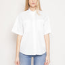 CLOSED-Camicia in Popeline Bianco-TRYME Shop
