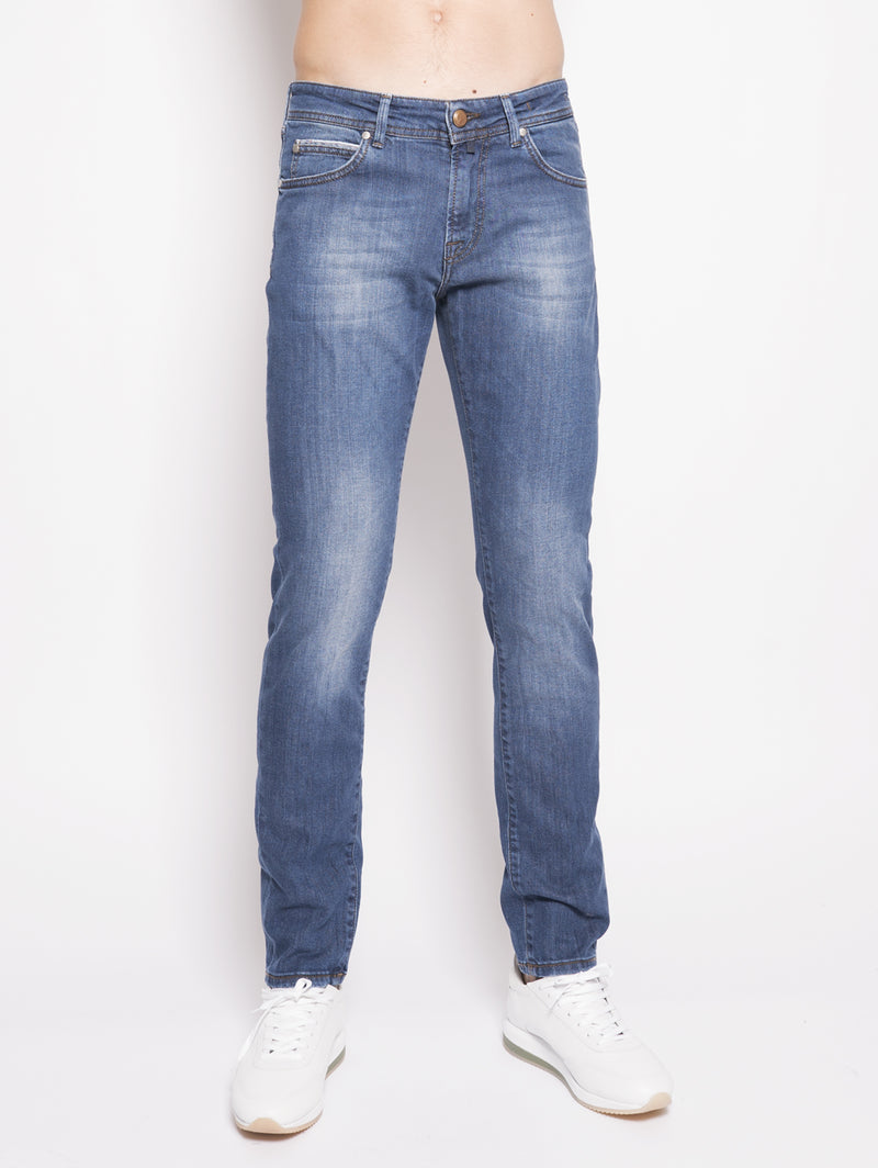 BRIGLIA 1949-Jeans in Cotone Denim-TRYME Shop