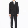 MANUEL RITZ-Abito in Misto Lana Stretch Nero-TRYME Shop