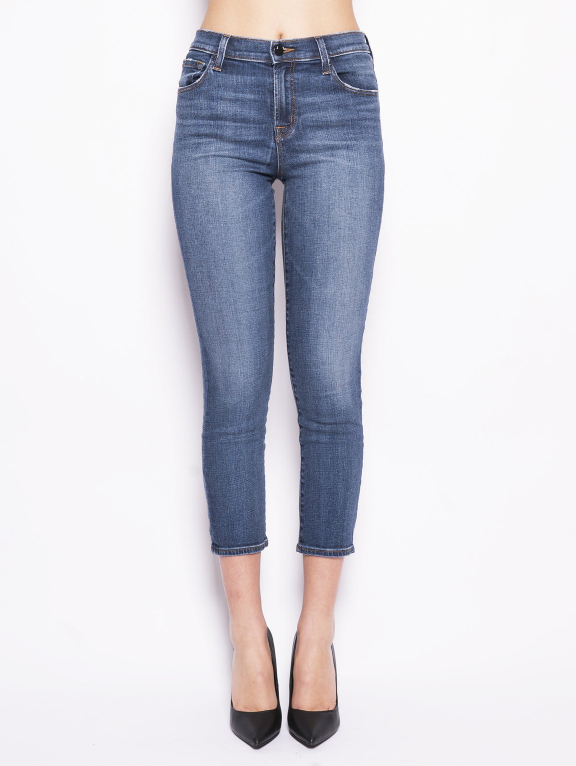 J BRAND-Jeans Ruby High Rise Crop-TRYME Shop