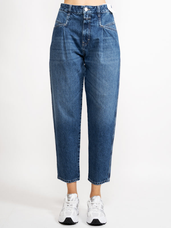 CLOSED-Jeans Over con Pences Blu-TRYME Shop