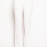 KILTIE-Pantalone in lino a zampa Bianco-TRYME Shop
