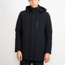 WOOLRICH-Parka Mountain in Tessuto Stretch Nero-TRYME Shop