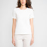 MAX MARA LEISURE-T-shirt Aderente Bianco-TRYME Shop