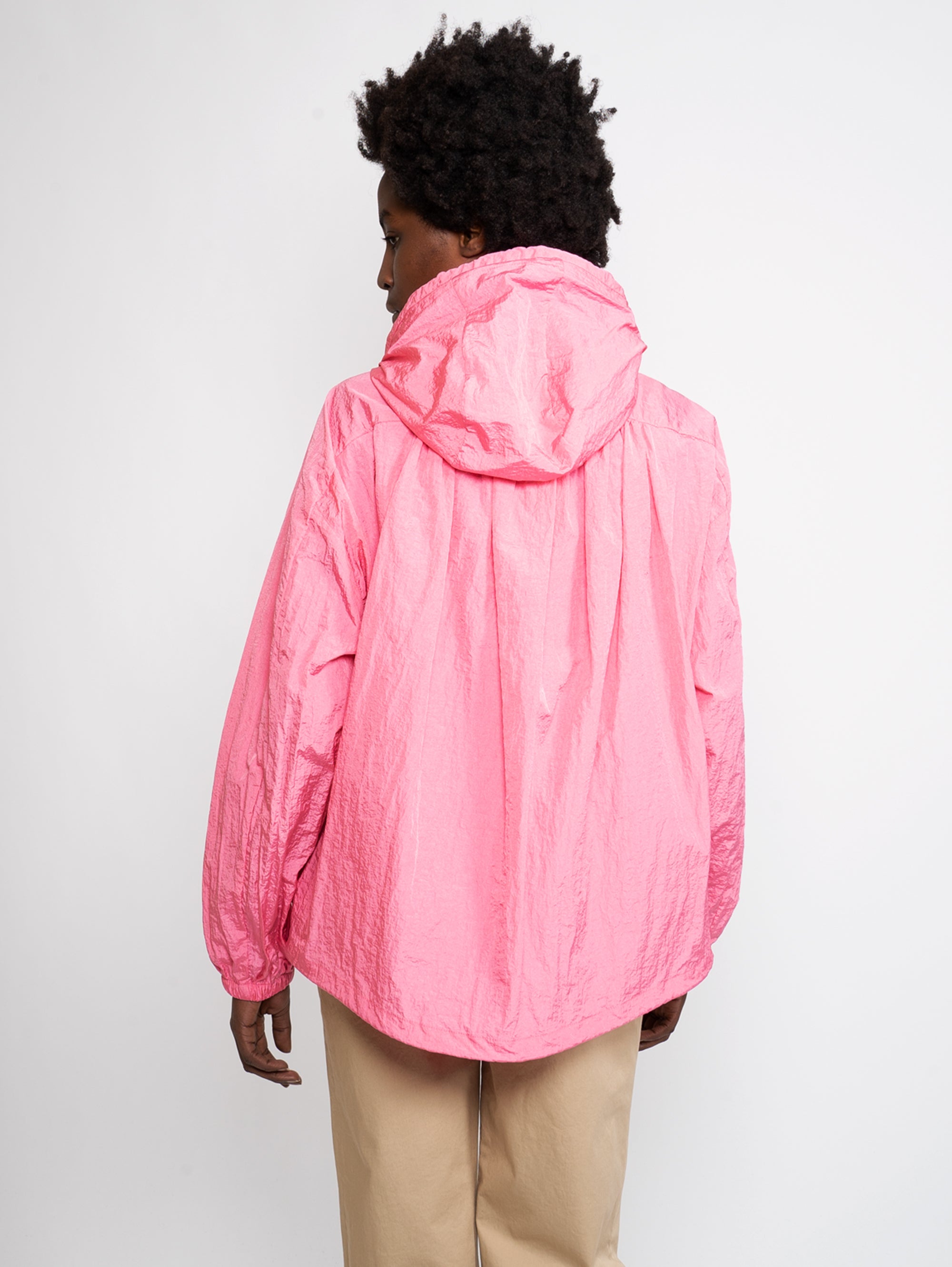 Over Jacket with Pink Hood