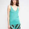 CIRCUS HOTEL-Top in Lurex Verde-TRYME Shop