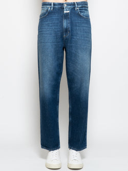 CLOSED-Jeans Relaxed Fit in Cotone Riciclato Blu-TRYME Shop