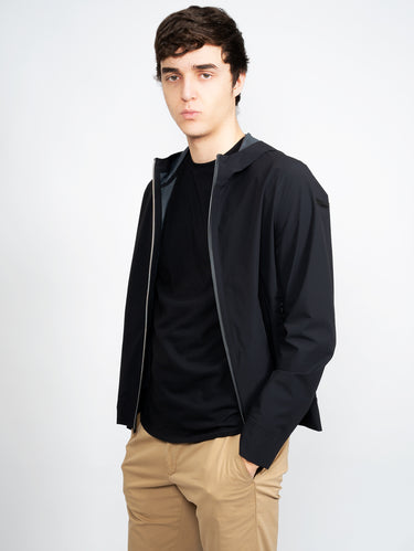 Lycra-Jacke mit Kapuze Schwarz