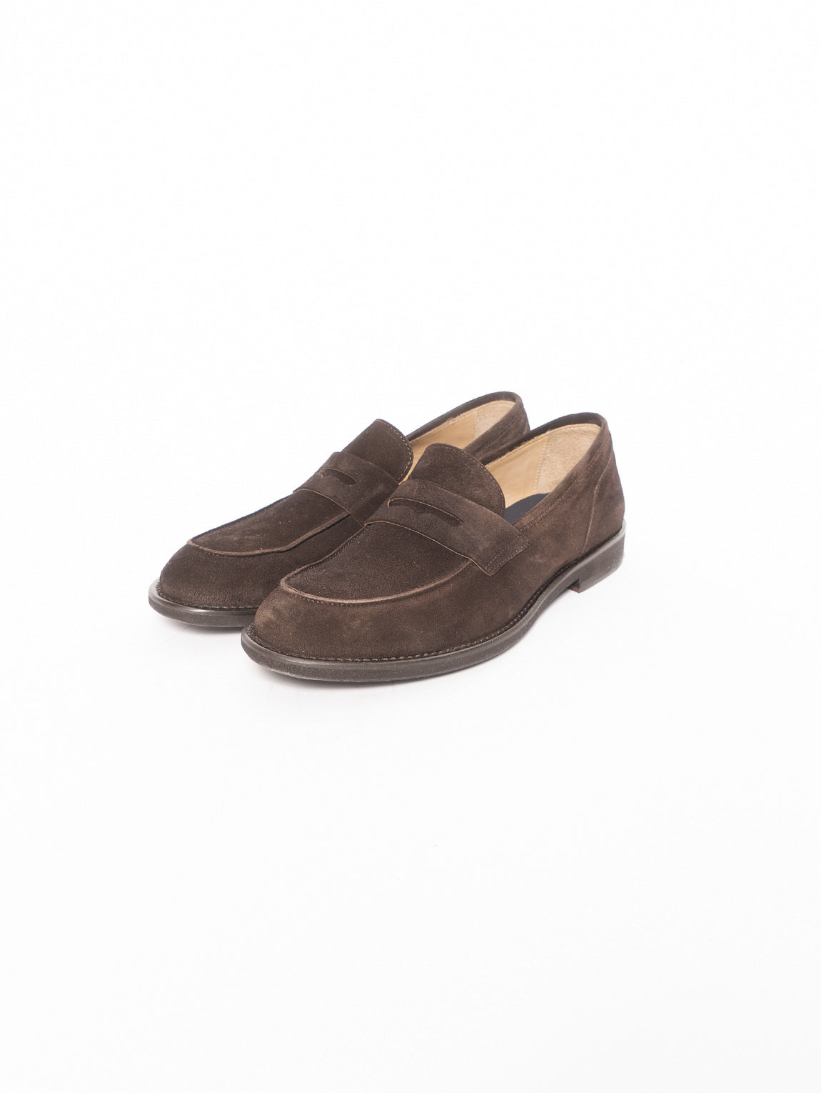 Suede leather moccasins