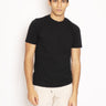 ALPHA STUDIO-T-shirt Girocollo Nero-TRYME Shop