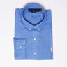 RALPH LAUREN-Camicia in Lino Slim Fit Azzurro-TRYME Shop