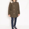 WOOLRICH-Giaccone Parka in Ramar Verde-TRYME Shop