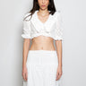 ANIYE BY-Top in Pizzo Sangallo Bianco-TRYME Shop