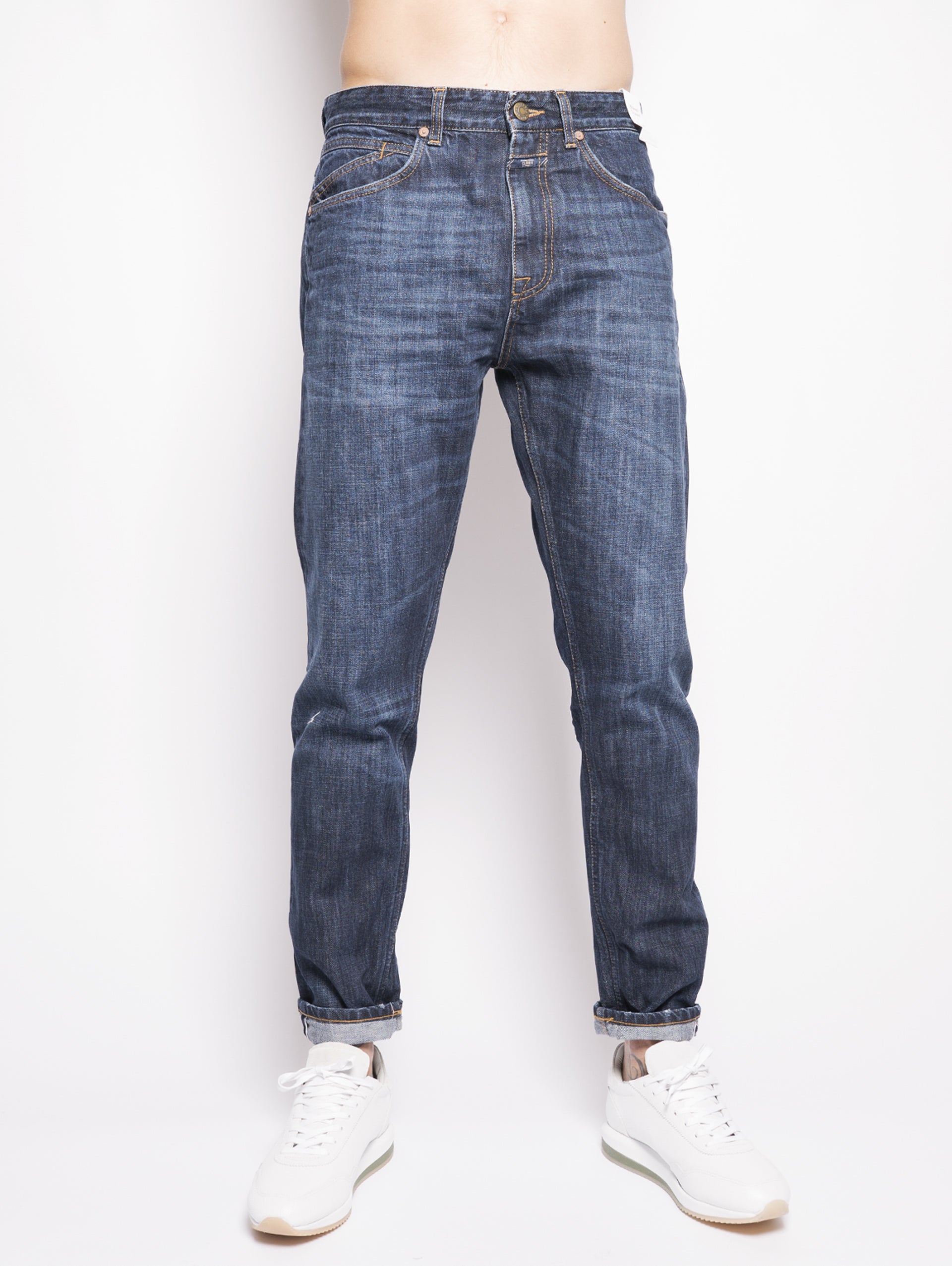CLOSED-Jeans Relaxed Cooper Tapered Scuro-TRYME Shop