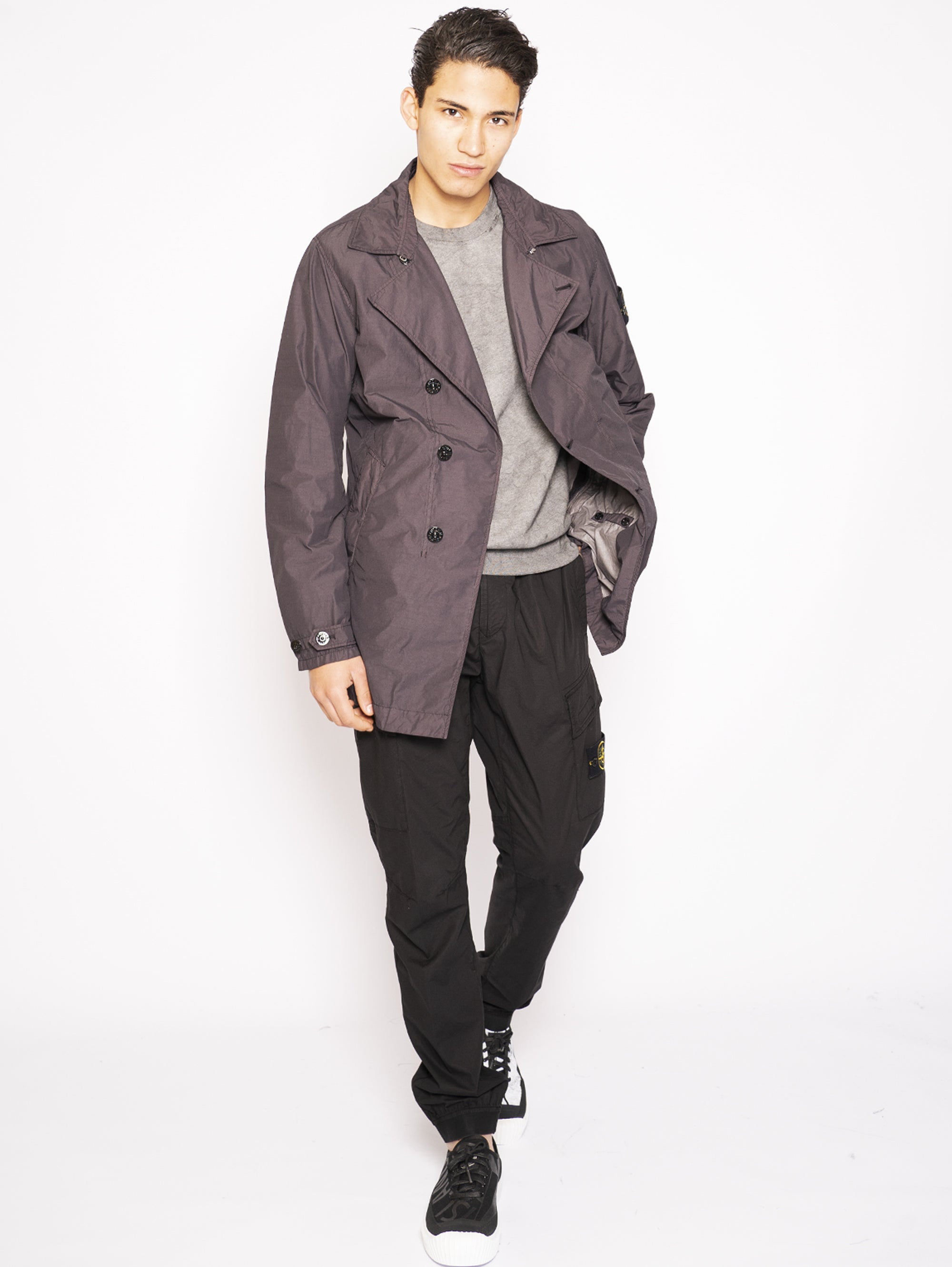 STONE ISLAND - Trench in Naslan Antracite – TRYME Shop