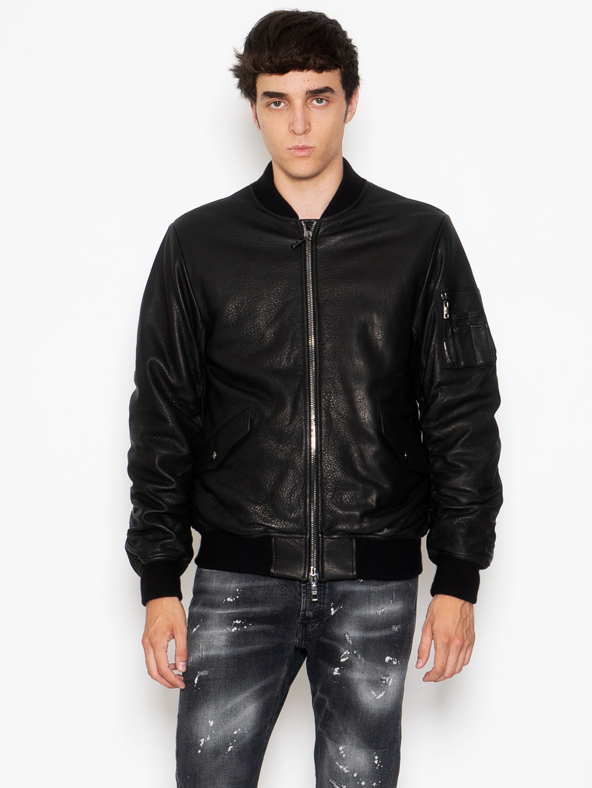 Jacket Giorgio Brato Saldi Garment-Dyed Vegetable-Tanned Leather 