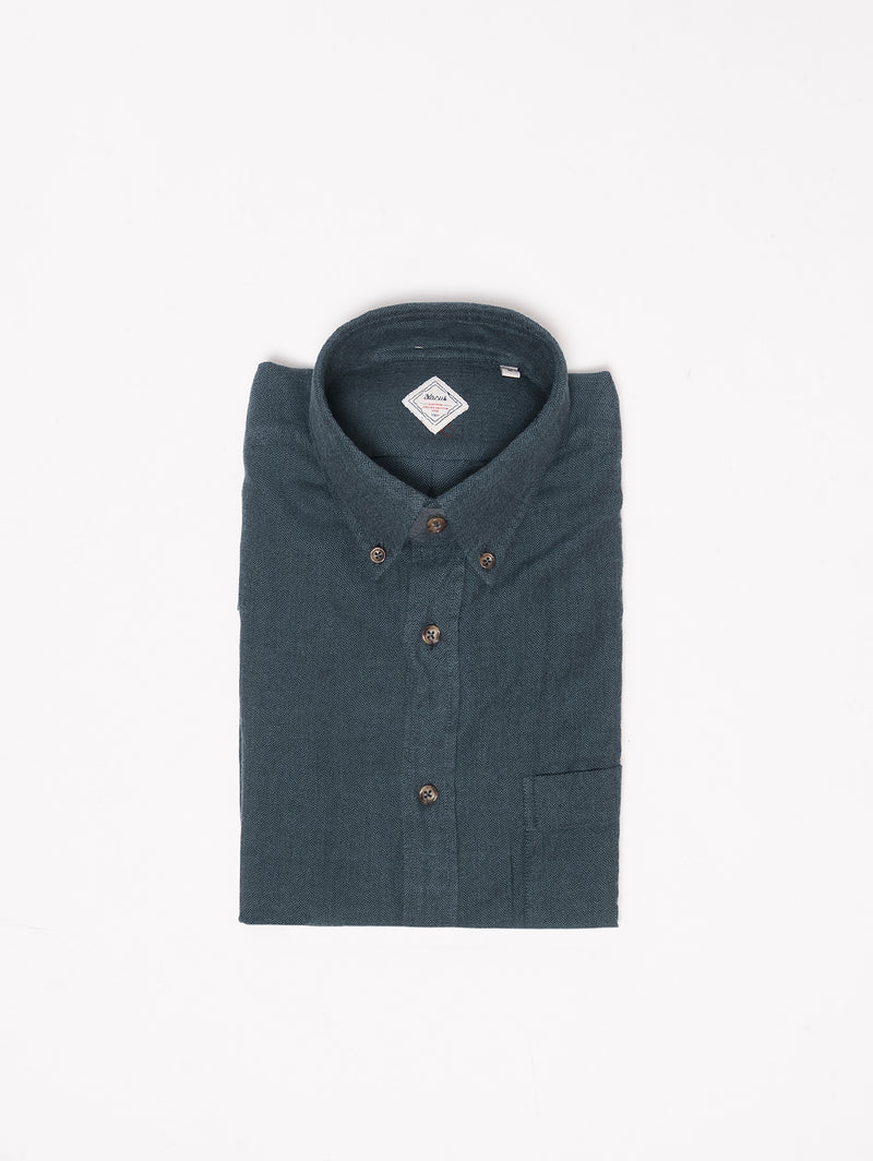 XACUS-Camicia Heritage Button Down Verde-TRYME Shop