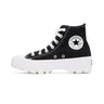 CONVERSE-Sneakers in Canvas con Suola Dentellata Nero-TRYME Shop