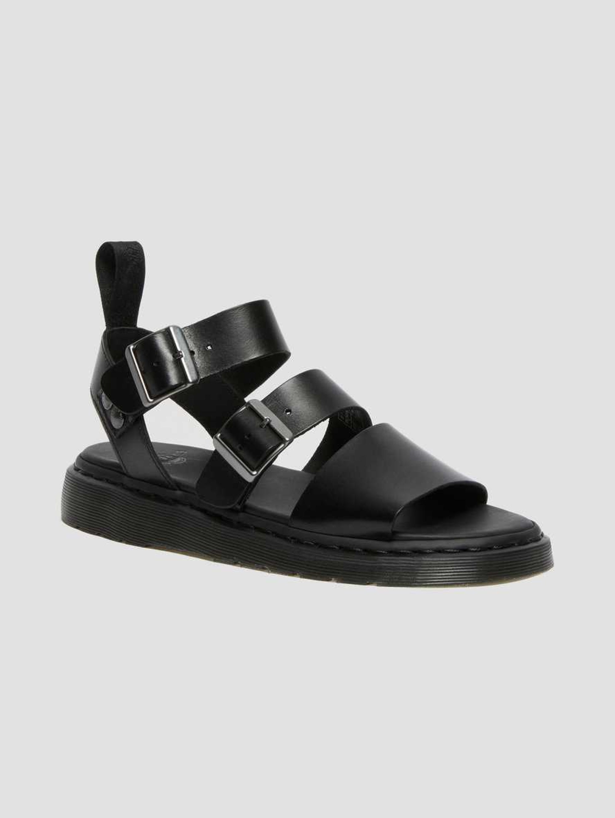 Sandals with Buckles Black