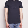MANUEL RITZ-T-shirt con stampa in rilievo Blu-TRYME Shop