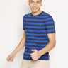 RALPH LAUREN-T-shirt a Righe Custom Slim Fit Multicolor-TRYME Shop