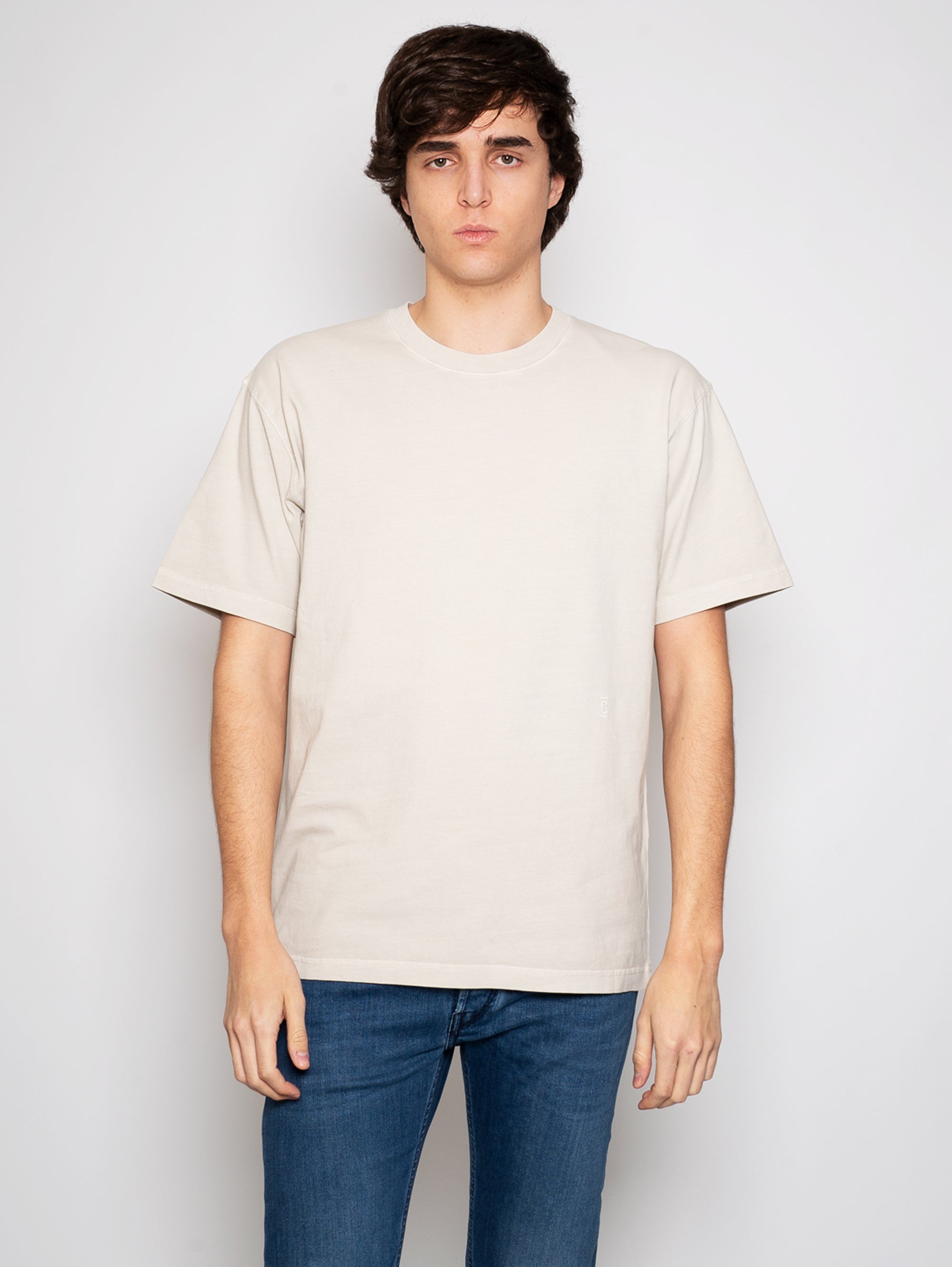 CLOSED-T-shirt Regular Fit Beige-TRYME Shop