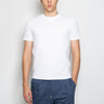ALPHA STUDIO-T-shirt in Jersey di Cotone Stretch Bianco-TRYME Shop