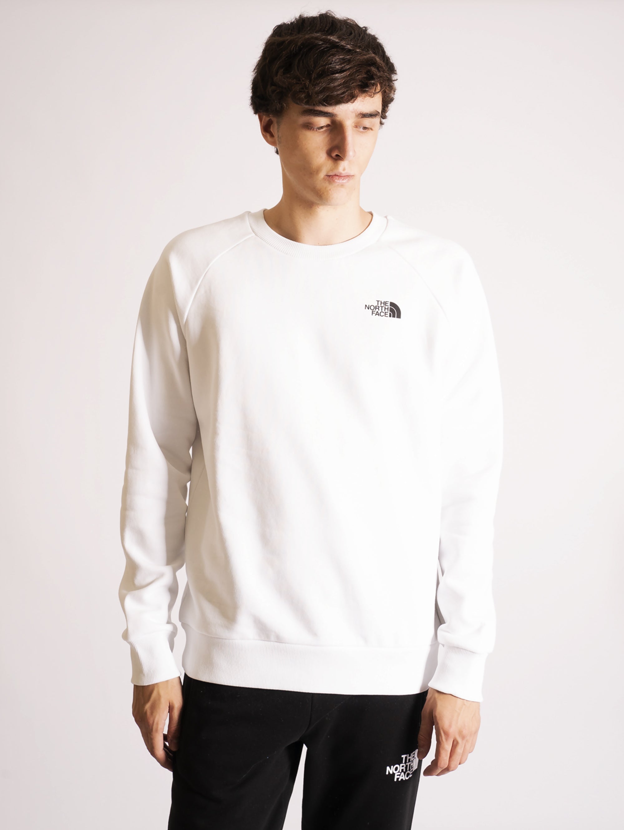 THE NORTH FACE-Felpa Girocollo Bianco-TRYME Shop