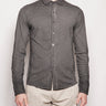 ALPHA STUDIO-Camicia in Misto Cotone Titanio-TRYME Shop