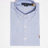 RALPH LAUREN-Camicia Oxford Slim Fit Blu-TRYME Shop